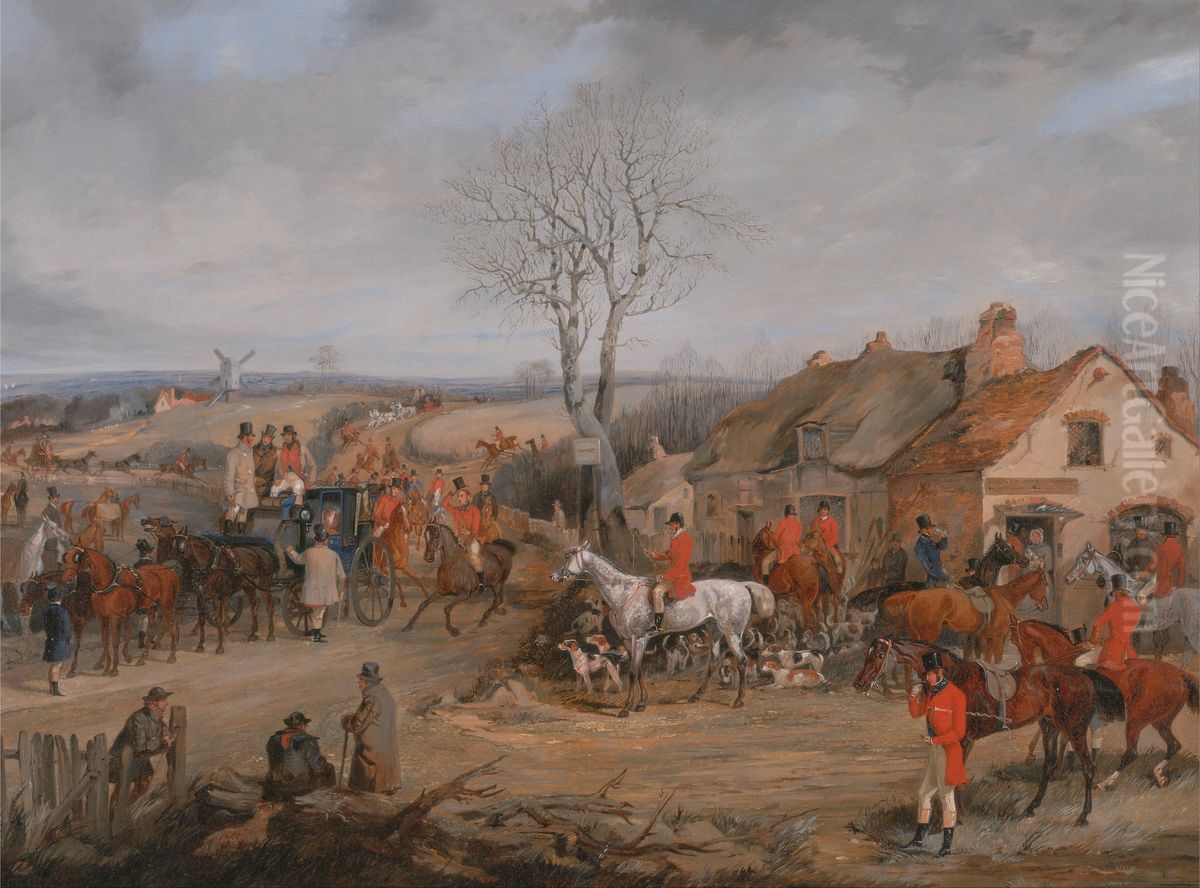 The Meet Oil Painting by Henry Thomas Alken