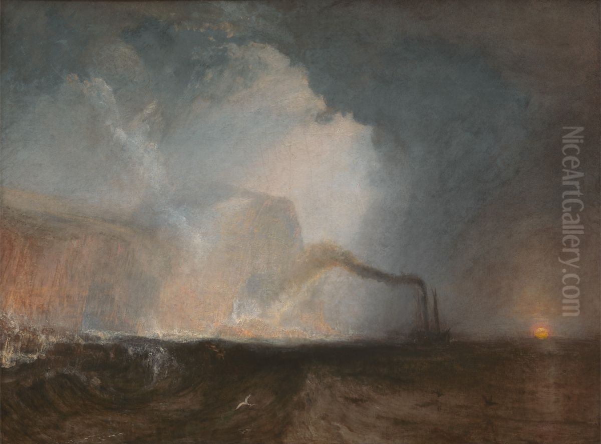 Staffa, Fingal's Cave Oil Painting by J. M. W. Turner