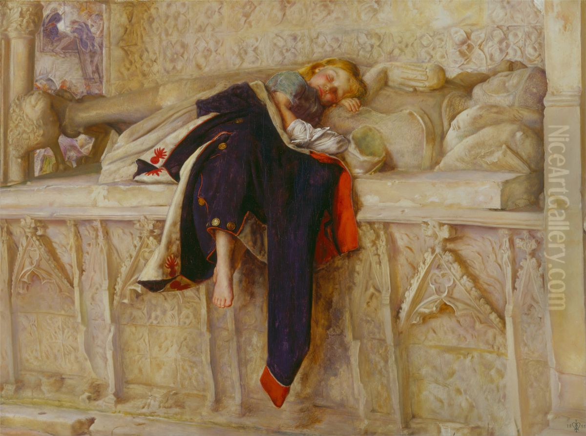 L'Enfant du Regiment Oil Painting by Sir John Everett Millais