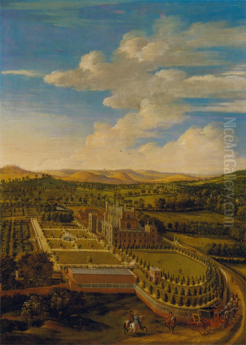 Wollaton Hall and Park, Nottinghamshire Oil Painting by Johannes Siberechts