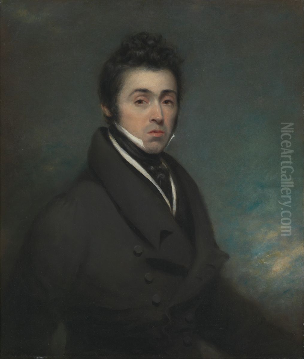 An Unknown Man Oil Painting by George Chinnery