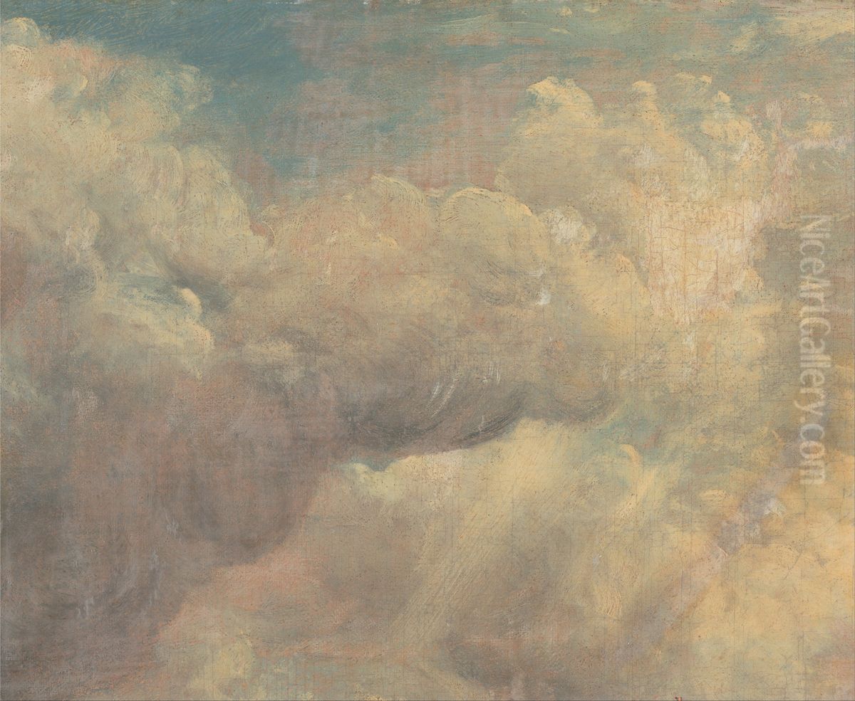 Cloud Study Oil Painting by John Constable