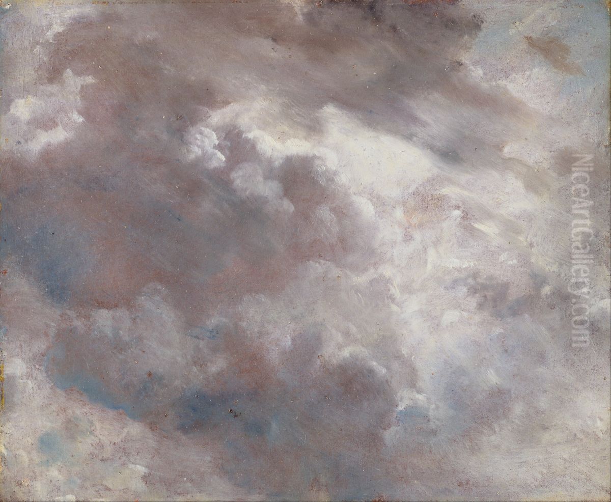 Cloud Study Oil Painting by John Constable