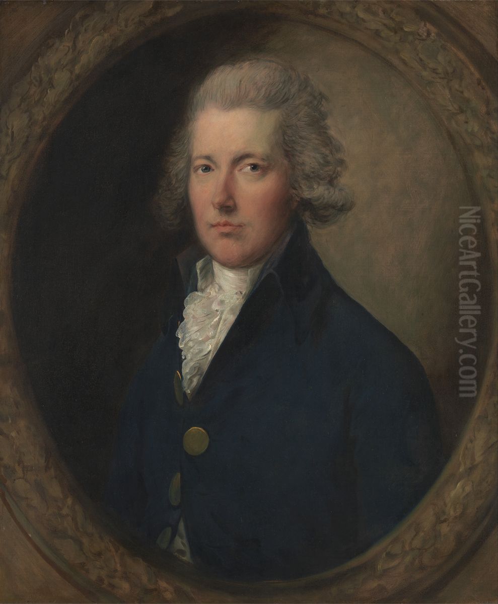William Pitt Oil Painting by Thomas Gainsborough