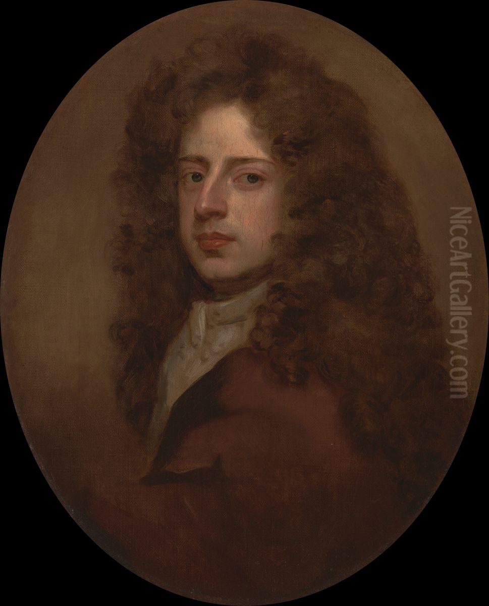 Self-Portrait Oil Painting by Godfrey Kneller