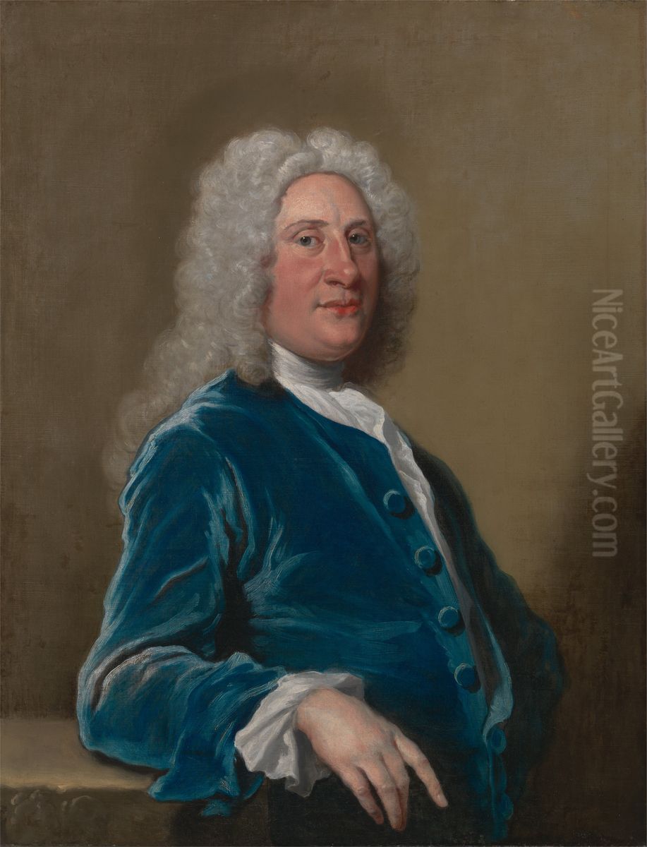 An Unknown Man Oil Painting by Joseph Highmore