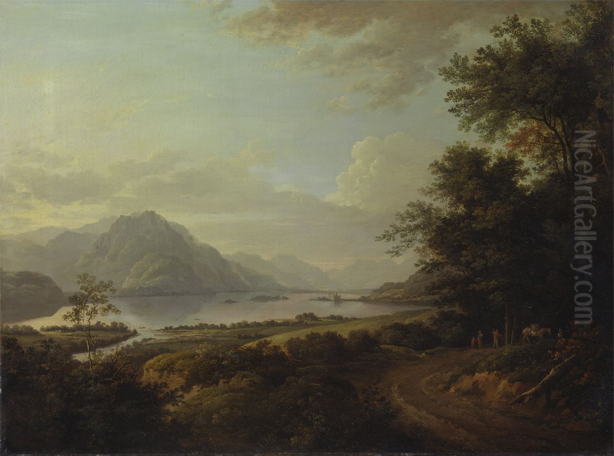 Loch Awe, Argyllshire Oil Painting by Alexander Nasmyth