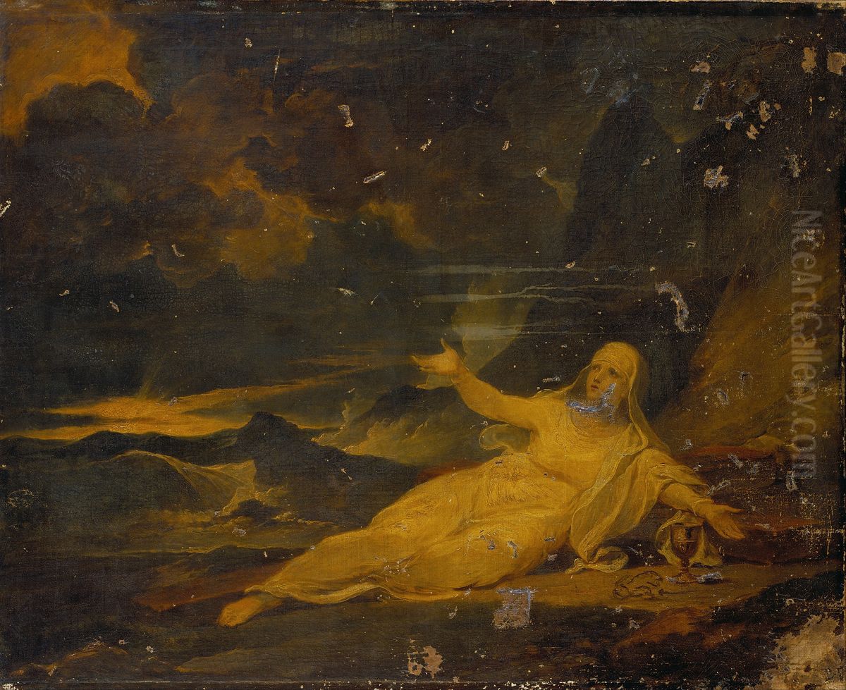 Religion in the Desert Oil Painting by Francis Bourgeois