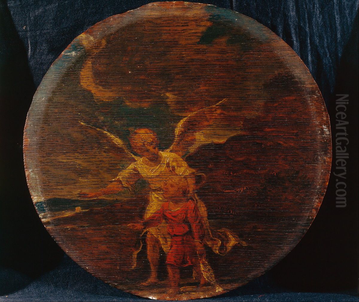 Tobias and the Angel Oil Painting by Francis Bourgeois