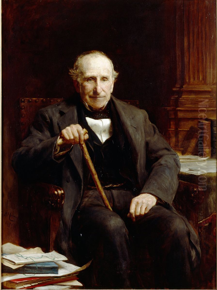 The Reverend William Rogers Oil Painting by Arthur Stockdale Cope