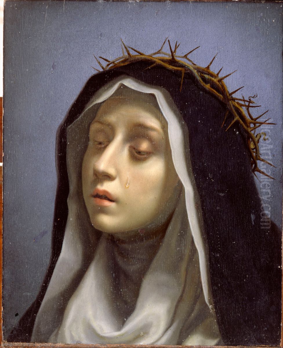 St. Catherine of Siena Oil Painting by Carlo Dolci