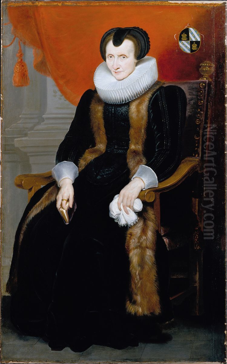 Old Lady Oil Painting by Cornelis De Vos