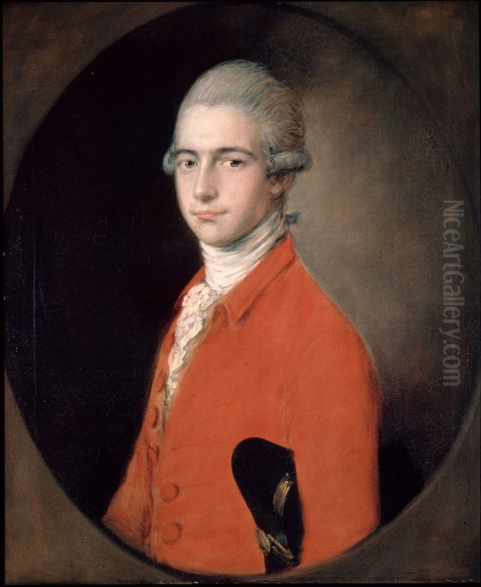 Thomas Linley the younger Oil Painting by Thomas Gainsborough