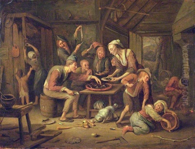 The Lean Kitchen Oil Painting by Jan Steen