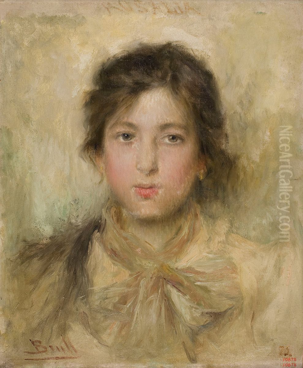 Rosalia Oil Painting by Joan Brull Vinyoles