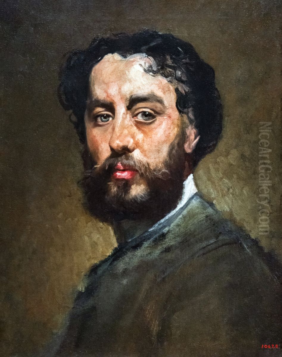 Self-portrait Oil Painting by Antoni Caba
