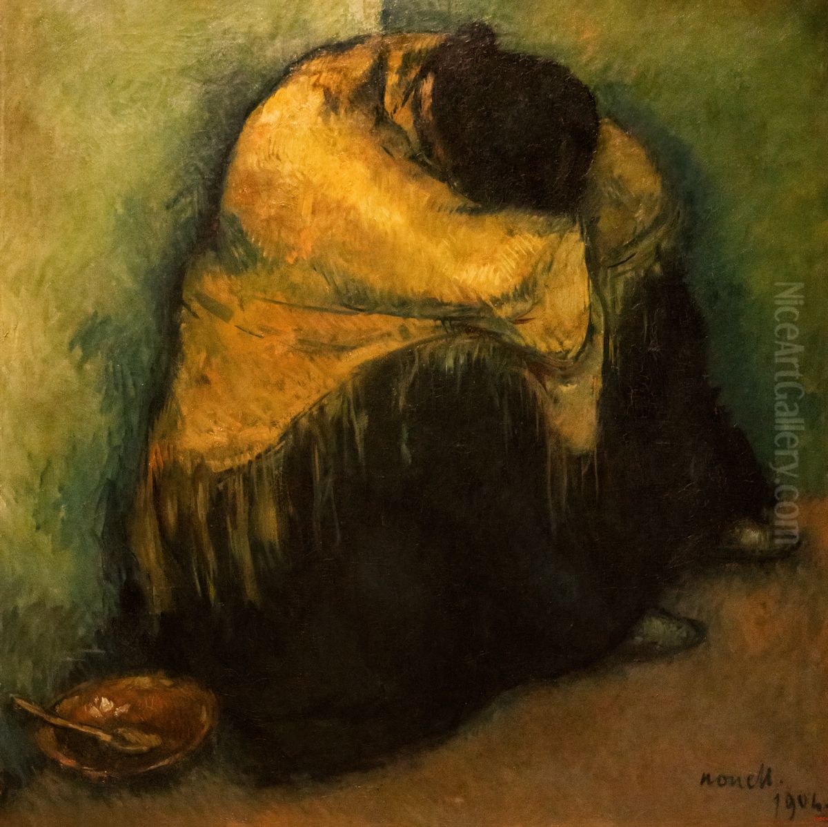 Rest Oil Painting by Isidre Nonell