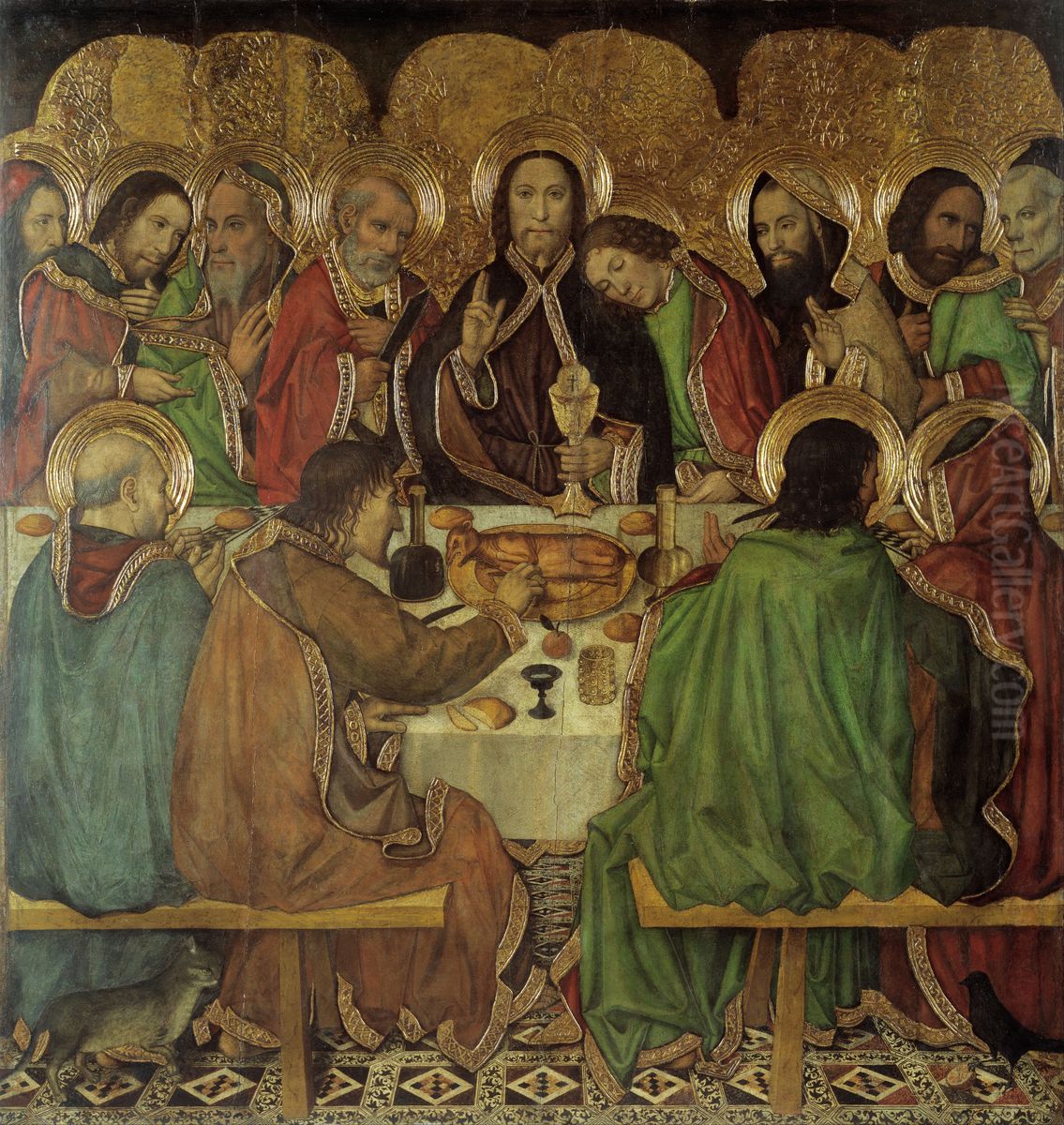 Last Supper Oil Painting by Jaume Huguet