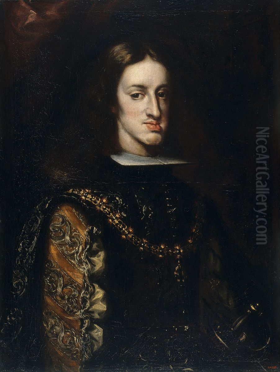 Carlos II de Espana Oil Painting by Claudio Coello