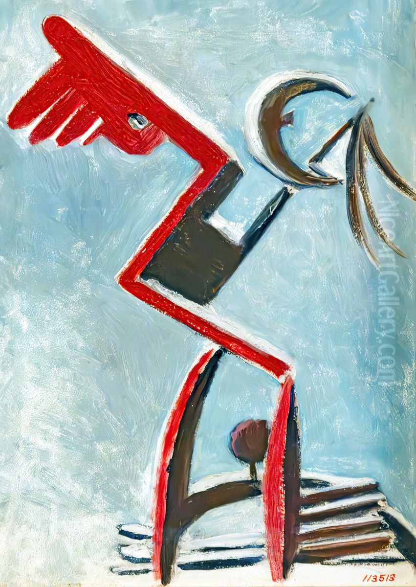 Character-Space, No 1 Oil Painting by Julio Gonzalez