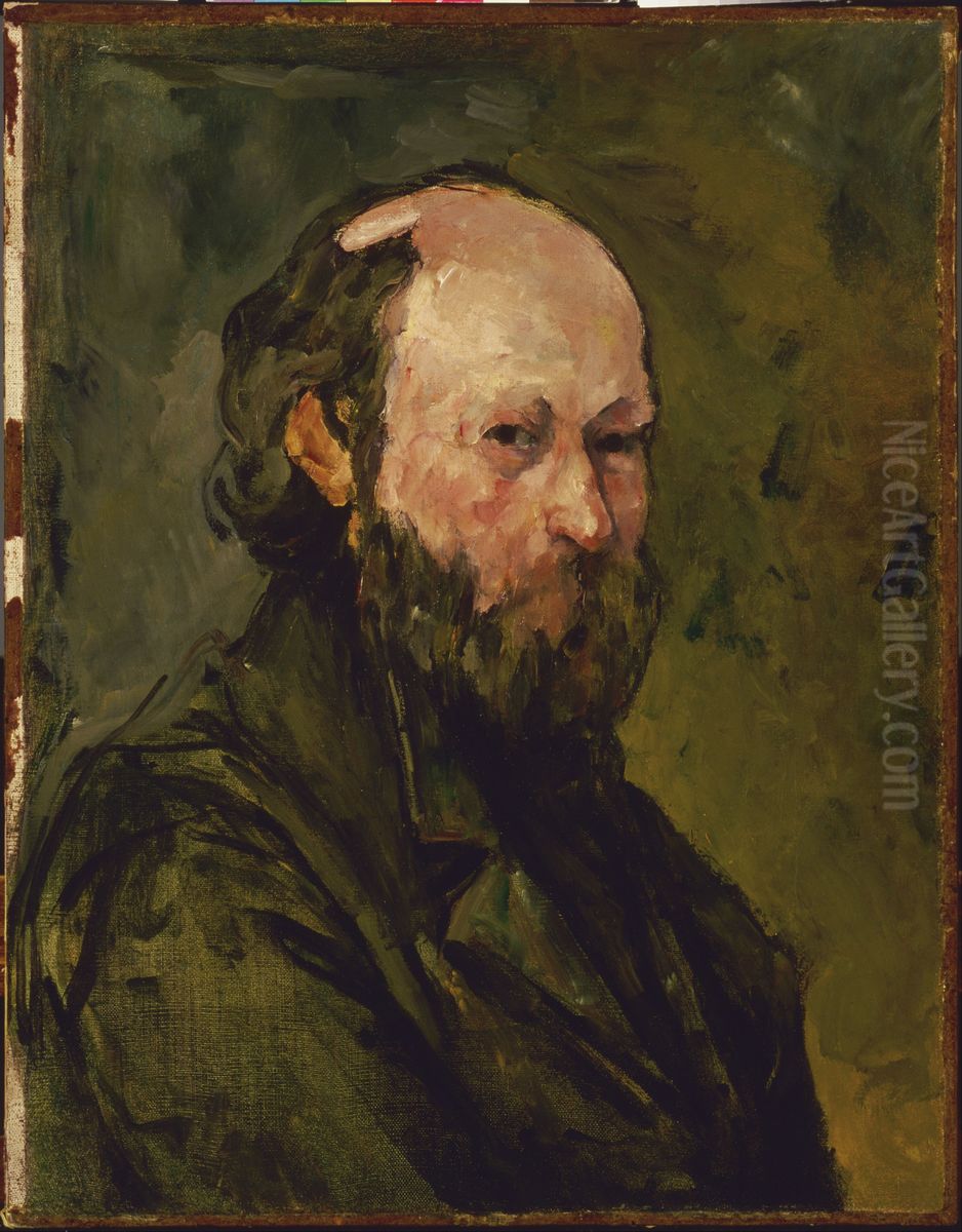 Self-Portrait Oil Painting by Paul Cezanne