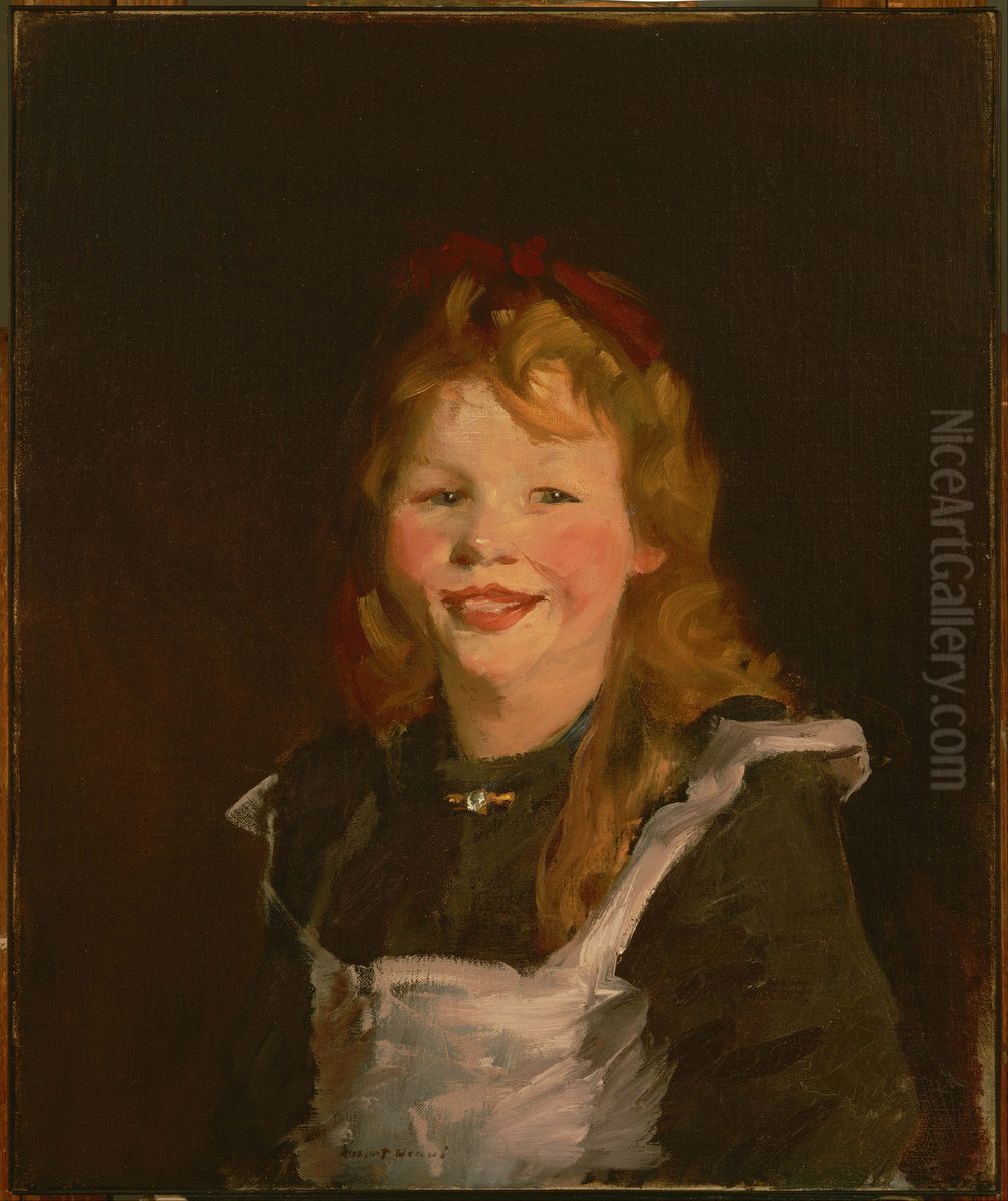 Dutch Girl Oil Painting by Robert Henri