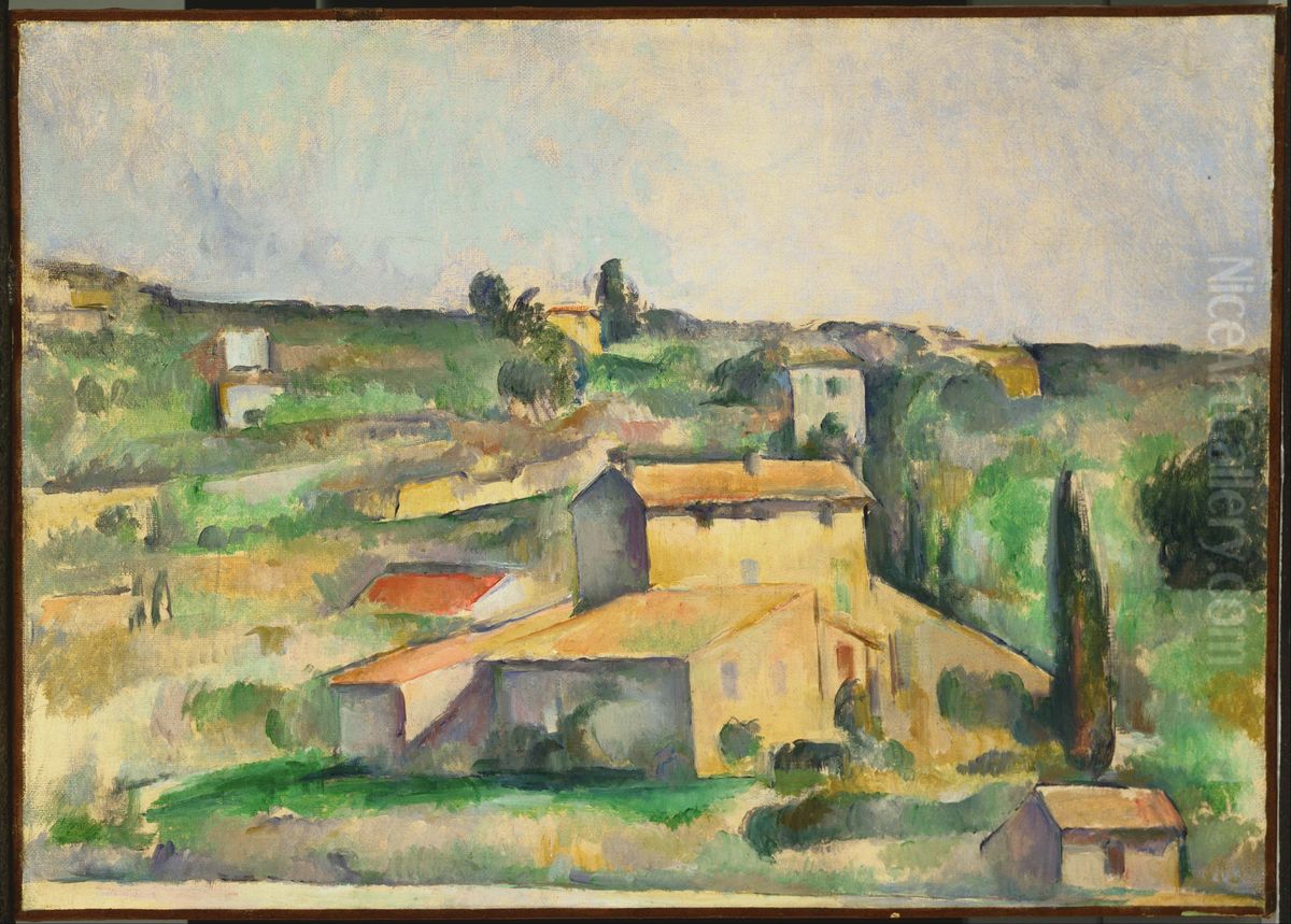 Campagnes de Bellevue Oil Painting by Paul Cezanne