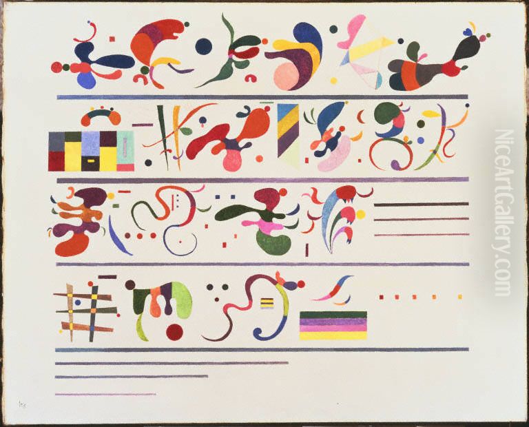 Succession Oil Painting by Wassily Kandinsky
