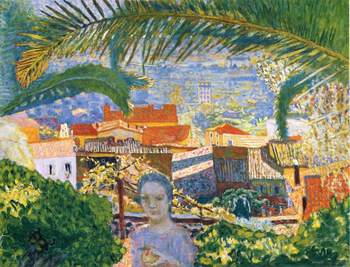 The Palm Oil Painting by Pierre Bonnard