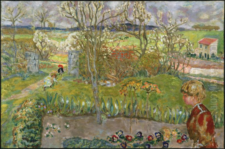 Early Spring Oil Painting by Pierre Bonnard
