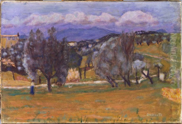 Landscape with Mountain Oil Painting by Pierre Bonnard