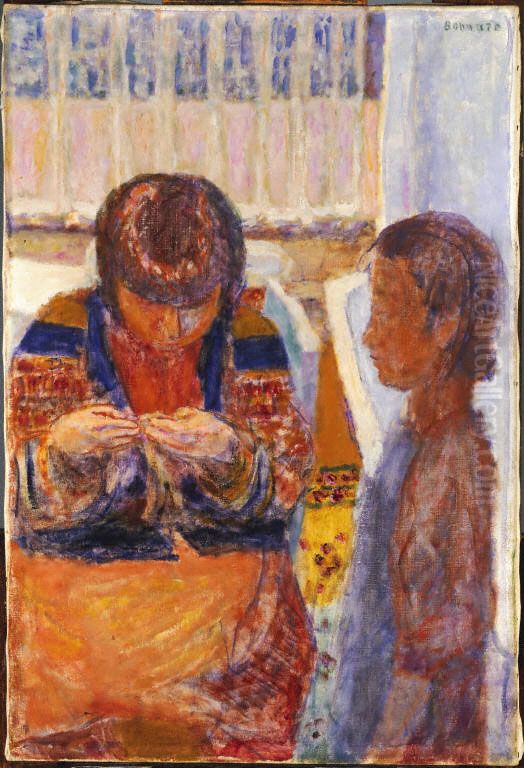 La lecon Oil Painting by Pierre Bonnard