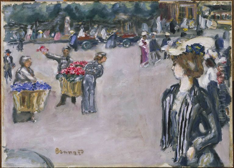 Movement of the Street Oil Painting by Pierre Bonnard