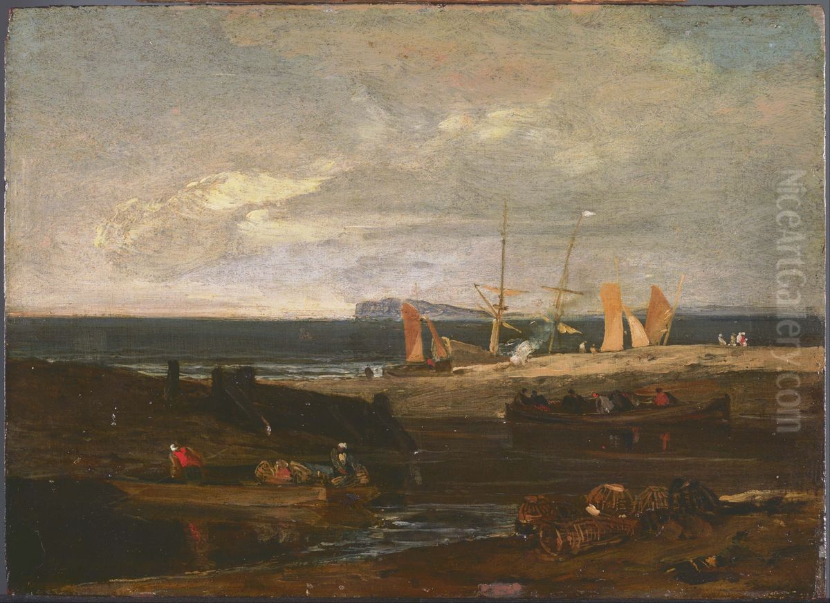A Scene on the English Coast Oil Painting by J. M. W. Turner