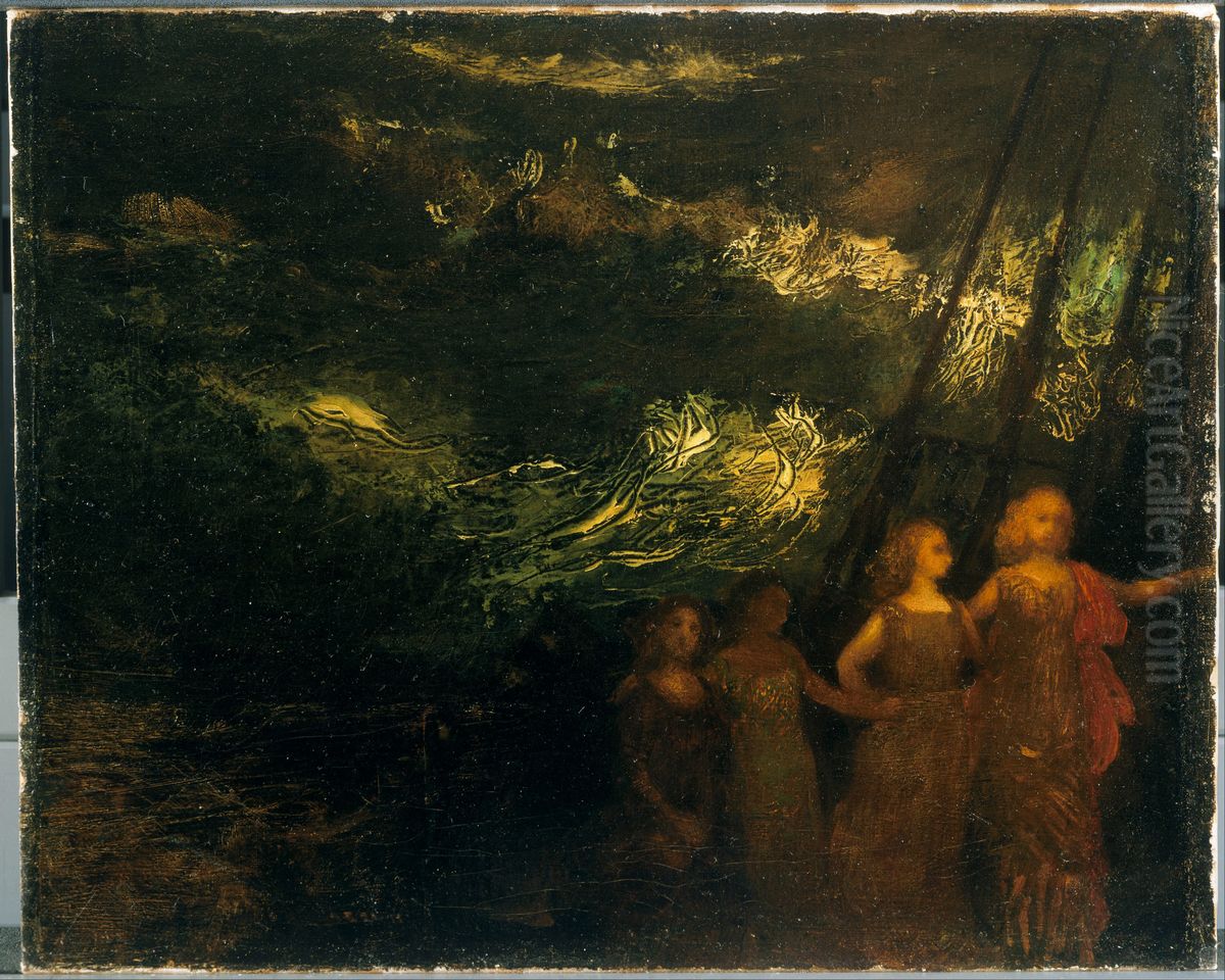 The Voyage Oil Painting by Arthur Bowen Davies