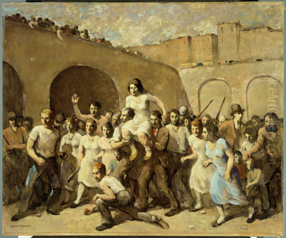 The Seed of Revolution Oil Painting by Robert Spencer