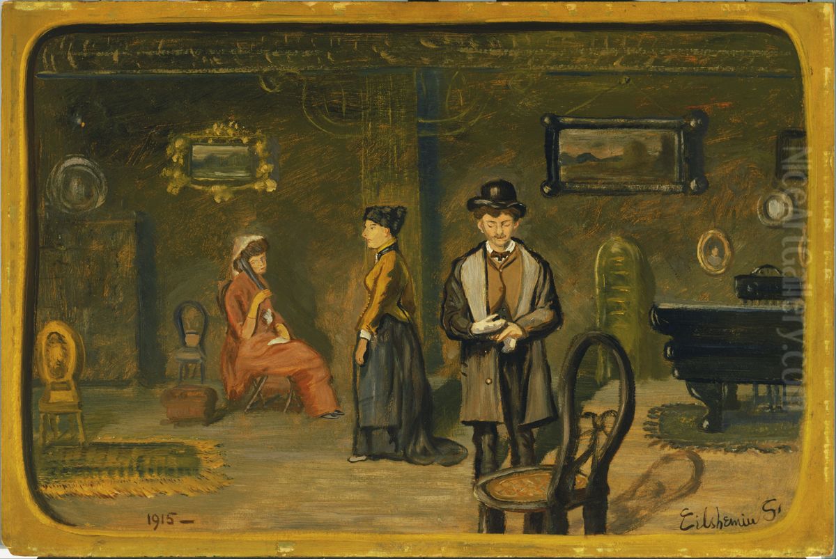 The Rejected Suitor Oil Painting by Louis Eilshemius