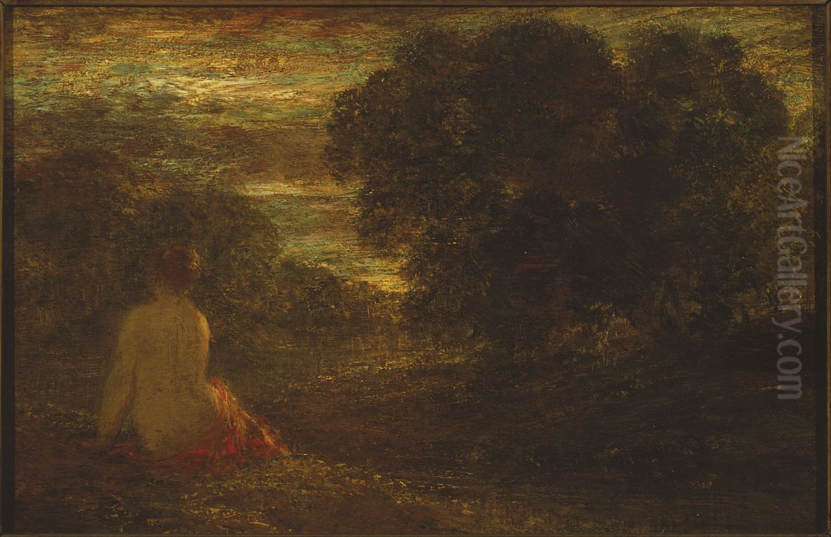 Dusk Oil Painting by Henri Fantin-Latour