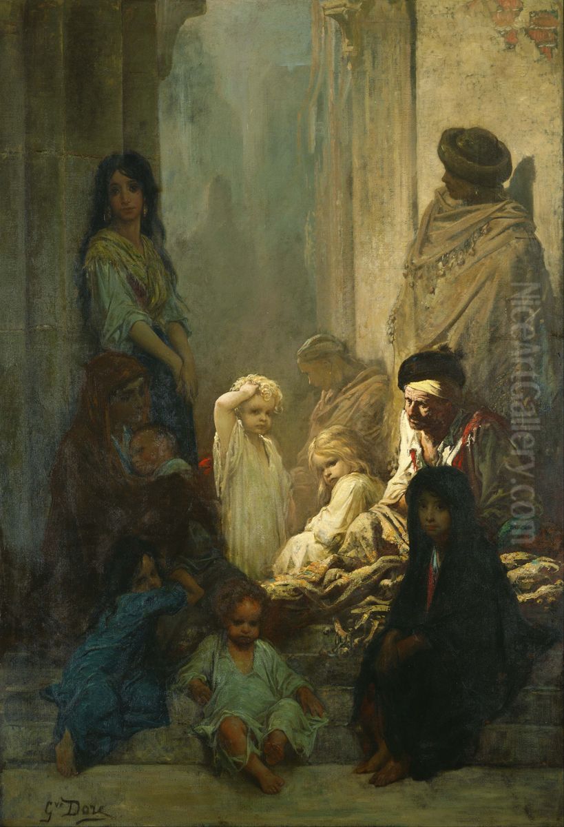 La Siesta, Memory of Spain Oil Painting by Gustave Dore