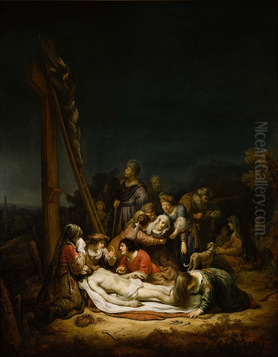 The Lamentation Oil Painting by Govert Flinck