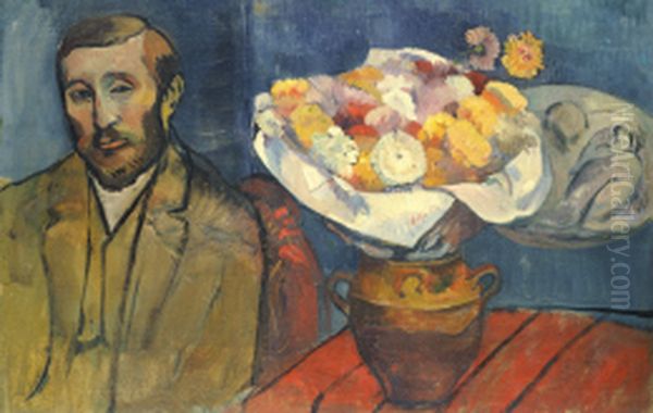 Portrait of the Painter Slewinski Oil Painting by Paul Gauguin