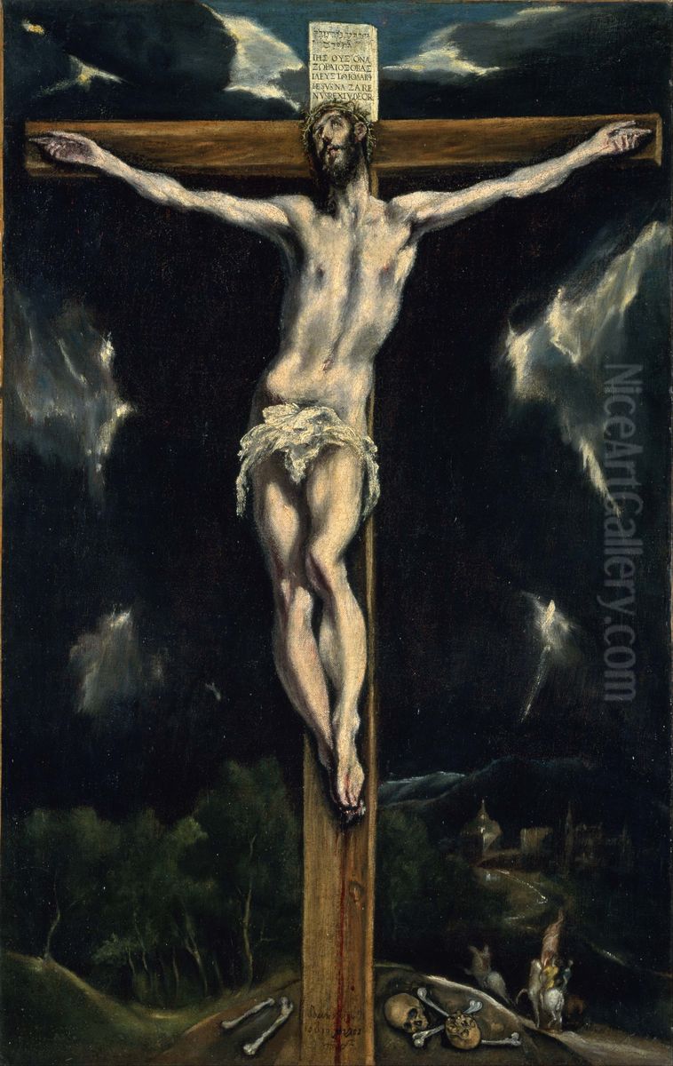 Christ on the Cross Oil Painting by El Greco