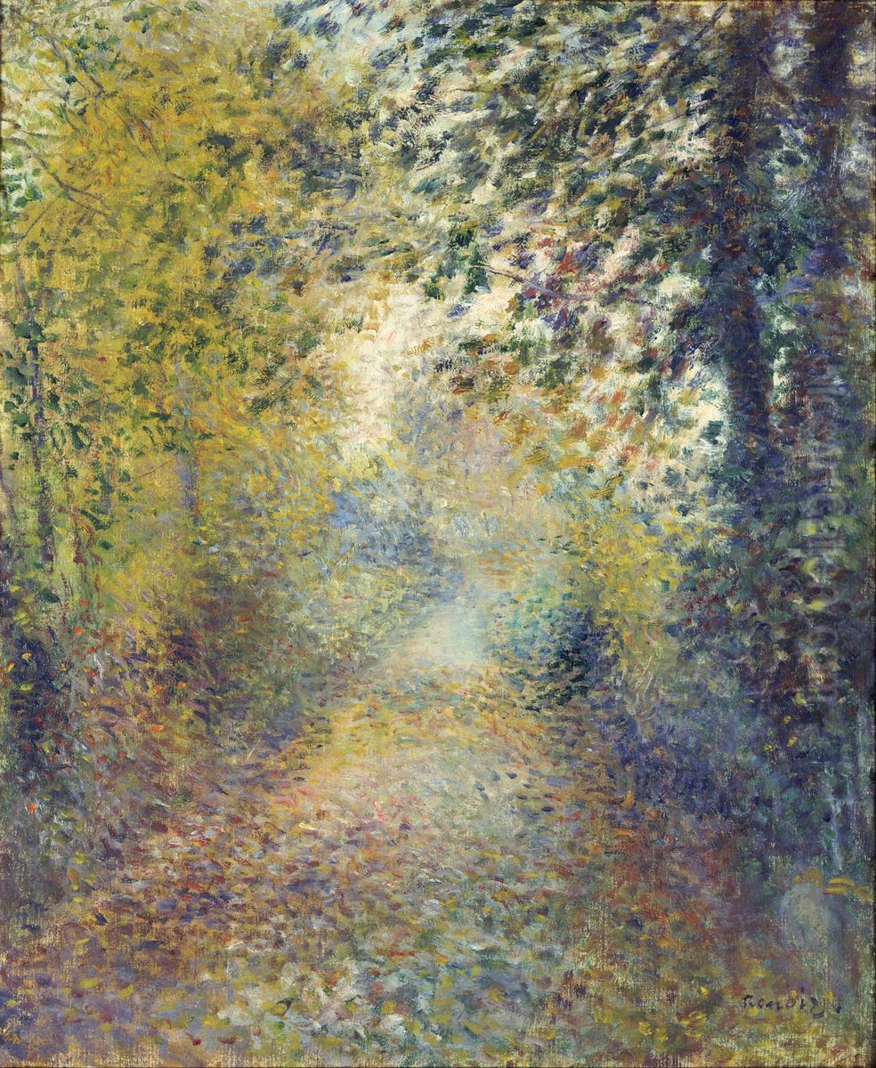 In the Woods Oil Painting by Pierre Auguste Renoir