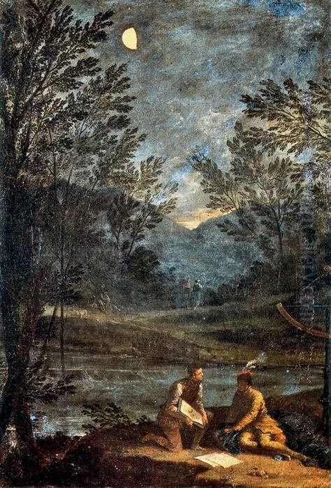 Mercury Oil Painting by Donato Creti