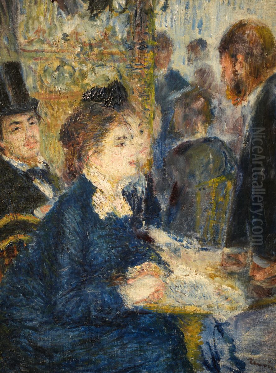 In het cafe[2] Oil Painting by Pierre Auguste Renoir