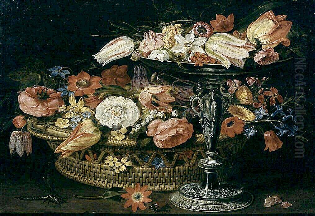Bloemstilleven Oil Painting by Clara Peeters