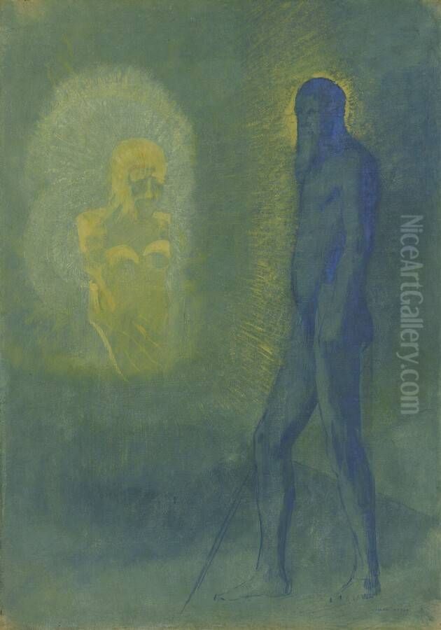 L'apparition Oil Painting by Odilon Redon