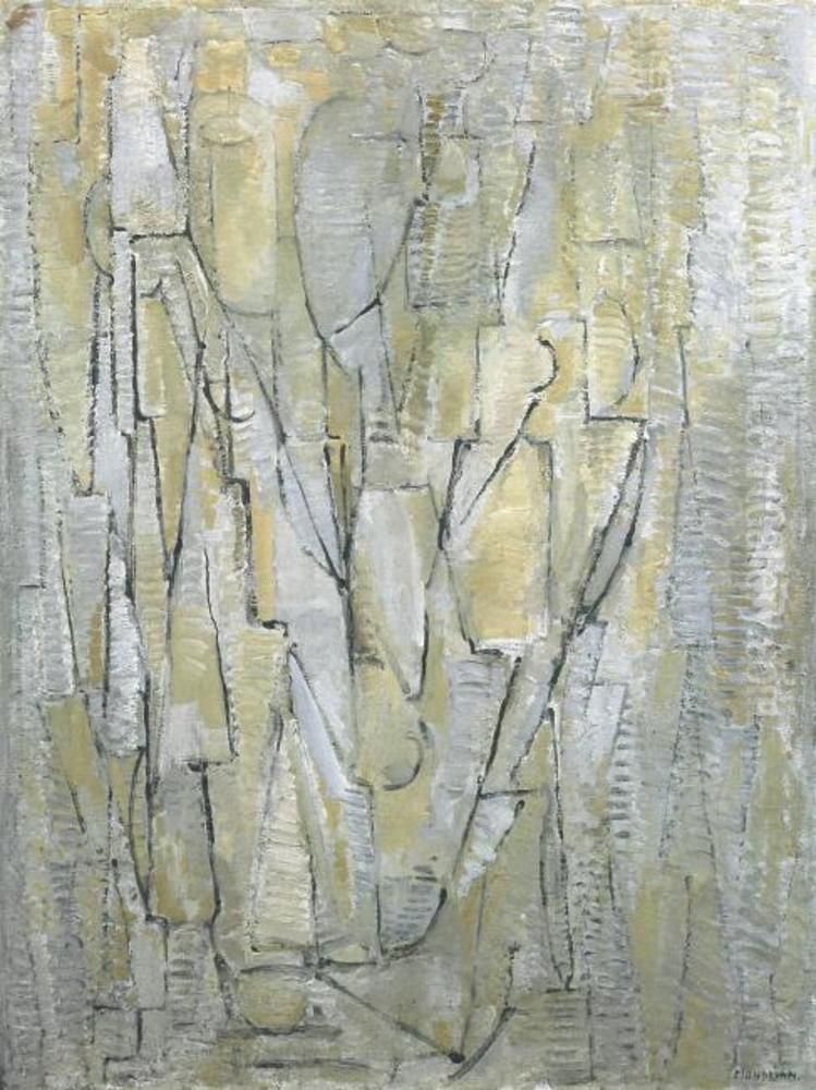 Composition no.XI (authentic) Oil Painting by Piet Mondrian