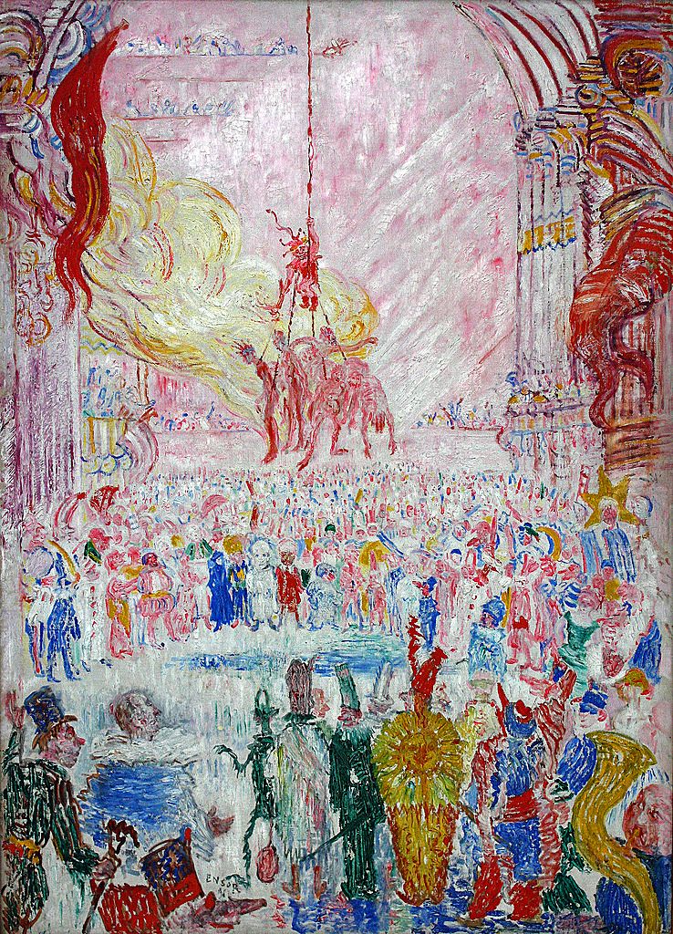 The Vengeance of Hop-Frog Oil Painting by James Ensor