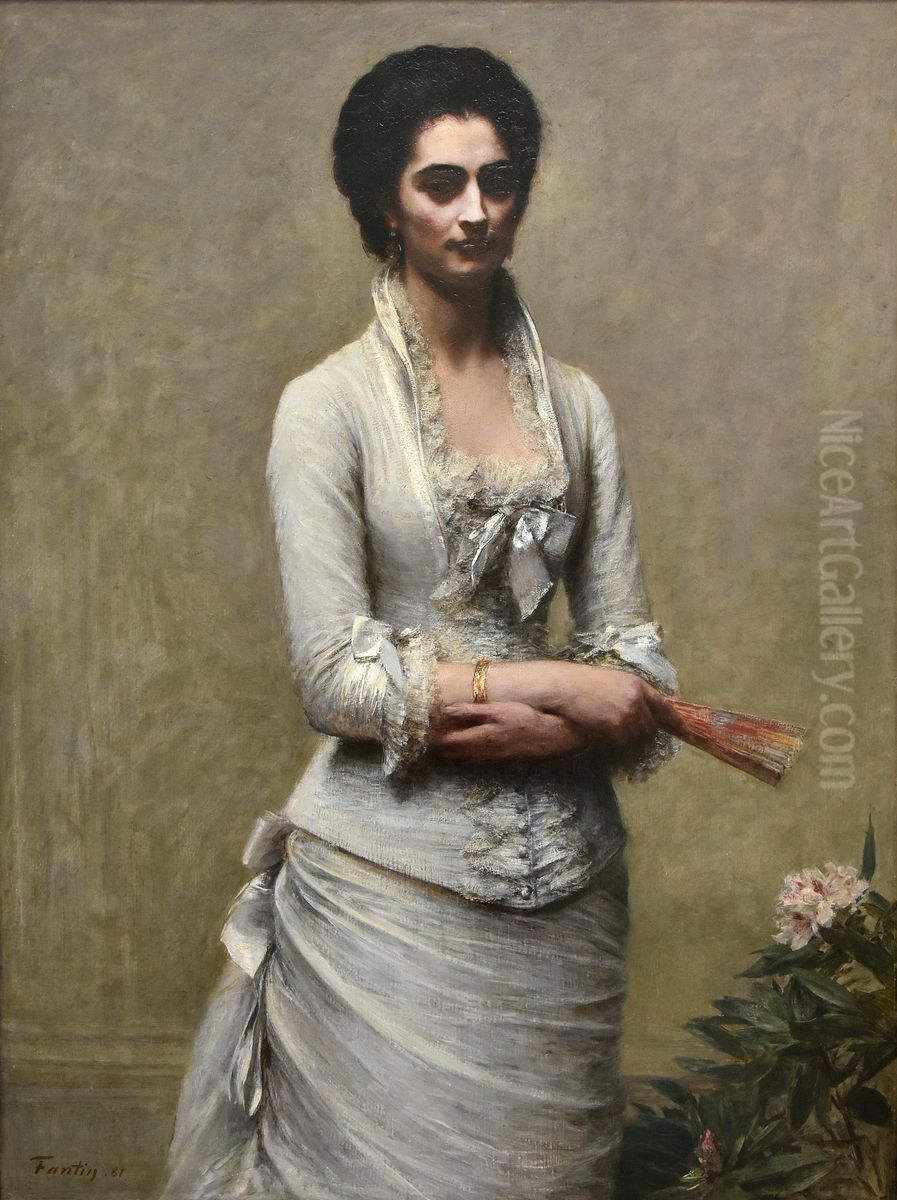 Portrait of Eva Callimachi-Catargi Oil Painting by Henri Fantin-Latour